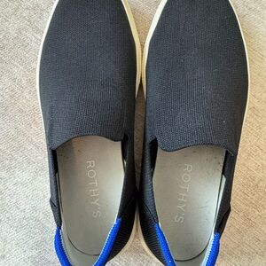 Rothy's Black Women's Slip on Sneakers